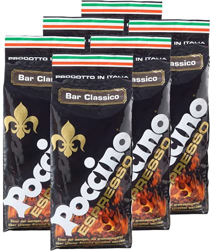 Poccino Espresso-Bohnen: Classico 6er Pack (6 x 1 Kg) von POCCINO