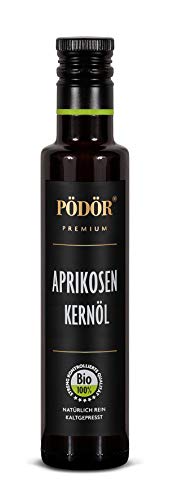 PÖDÖR - Bio Aprikosenkernöl 250 ml - kaltgepresst - naturbelassen - ungefiltert von PÖDÖR