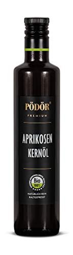 PÖDÖR - Bio Aprikosenkernöl 500 ml - kaltgepresst - naturbelassen - ungefiltert von PÖDÖR