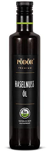 PÖDÖR - Bio Haselnussöl - kaltgepresst - naturbelassen - ungefiltert (250ml) von PÖDÖR