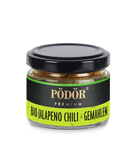 PÖDÖR - Bio Jalapeno chili - gemahlen (160g) von PÖDÖR