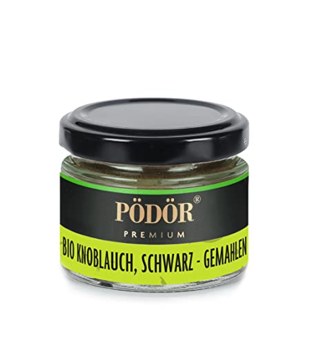 PÖDÖR - Bio Knoblauch schwarz - gemahlen (110g) von PÖDÖR