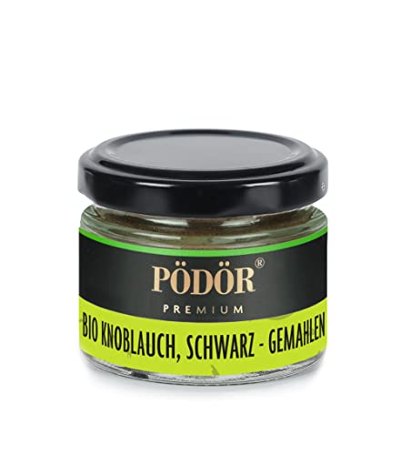 PÖDÖR - Bio Knoblauch schwarz - gemahlen (110g) von PÖDÖR