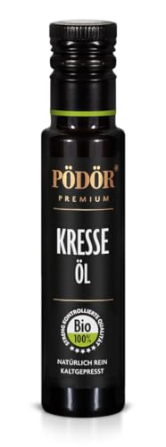 PÖDÖR - Bio Kresseöl 100 ml - kaltgepresst - naturbelassen - ungefiltert von PÖDÖR