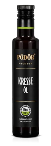 PÖDÖR - Bio Kresseöl - kaltgepresst - naturbelassen - ungefiltert (250 ml) von PÖDÖR