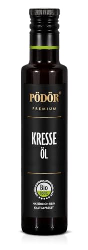 PÖDÖR - Bio Kresseöl 250 ml - kaltgepresst - naturbelassen - ungefiltert von PÖDÖR