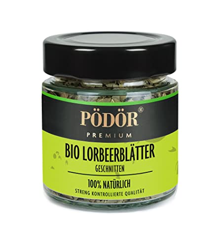 PÖDÖR - Bio Lorbeerblätter geschnitten (30g) von PÖDÖR