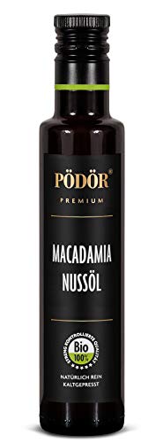 PÖDÖR - Bio Macadamianussöl 250 ml - kaltgepresst - naturbelassen - ungefiltert von PÖDÖR