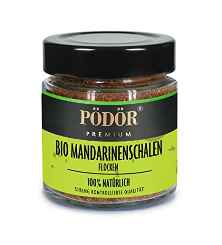 PÖDÖR - Bio Mandarinenschalen - Flocken (80g) von PÖDÖR
