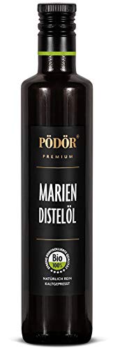 PÖDÖR - Bio Mariendistelöl 500 ml - kaltgepresst - naturbelassen - ungefiltert von PÖDÖR