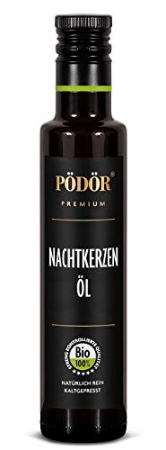 PÖDÖR - Bio Nachtkerzenöl 250 ml - kaltgepresst - naturbelassen - ungefiltert von PÖDÖR