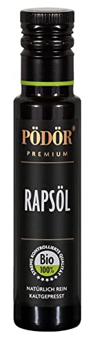 PÖDÖR - Bio Rapsöl 100 ml - kaltgepresst - naturbelassen - ungefiltert von PÖDÖR