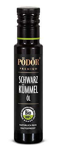 PÖDÖR - Bio Schwarzkümmelöl 100 ml - kaltgepresst - naturbelassen - ungefiltert von PÖDÖR