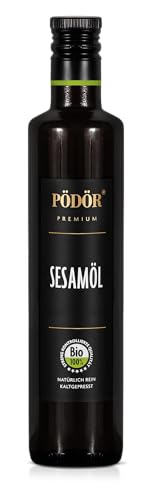 PÖDÖR - Bio Sesamöl 500 ml - kaltgepresst - naturbelassen - ungefiltert von PÖDÖR