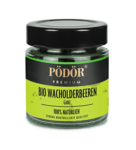 PÖDÖR - Bio Wacholderbeeren - ganz (50g) von PÖDÖR