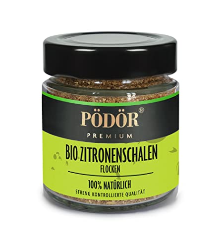 PÖDÖR - Bio Zitronenschalen - Flocken (170g) von PÖDÖR