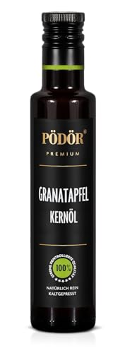 PÖDÖR - Granatapfelkernöl - kaltgepresst - naturbelassen - ungefiltert (250 ml) von PÖDÖR