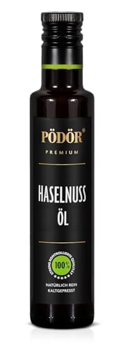 PÖDÖR - Haselnussöl aus Piemont - kaltgepresst - naturbelassen - ungefiltert (250 ml) von PÖDÖR