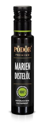 PÖDÖR - Mariendistelöl - kaltgepresst - naturbelassen - ungefiltert (100 ml) von PÖDÖR