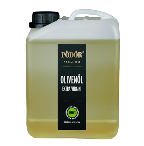 PÖDÖR - Natives Olivenöl - kaltgepresst - naturbelassen - ungefiltert (2500 ml) von PÖDÖR