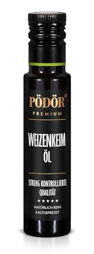 PÖDÖR - Weizenkeimöl kaltgepresst - kaltgepresst - naturbelassen - ungefiltert (250 ml) von PÖDÖR