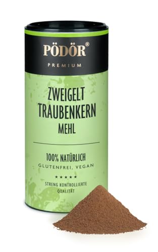 PÖDÖR - Zweigelt Traubenkernmehl teilentölt 450g von PÖDÖR