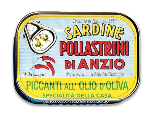 Pikante Sardinen in Olivenöl mit Chili 100 gr. - Pollastrini Pikante Sardinen in Olivenöl mit Chili 100 gr. - Pollastrini von POLLASTRINI