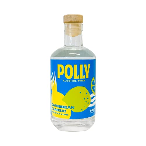 POLLY Caribbean Classic - Alkoholfreie Rum Alternative | 500 ml | ohne Zucker & künstliche Aromen, vegan, glutenfrei | perfekt für alkoholfreie Cuba Libre von POLLY