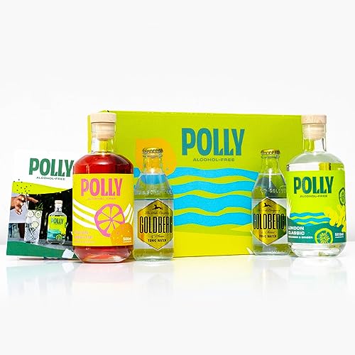 Polly Alkoholfreies Starter Pack I Italian Aperitif, London Classic und 2x Tonic in schöner Geschenk-Verpackung von POLLY