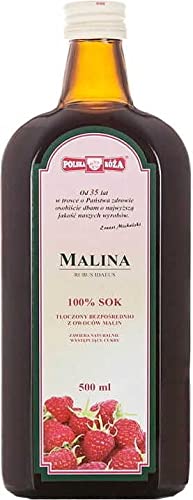 +Himbeersaft 100% ohne Zucker 500 ml Polska Roża von Polska Róża