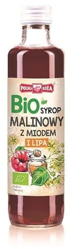 Himbeersirup mit Linde und Honig Polska Róża BIO, 250 ml von POLSKA ROŻA