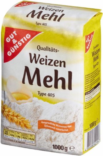Gut & Günstig Weizenmehl Type 405 1kg Gut & Günstig Weizenmehl Type 405 1kg von PONLEE