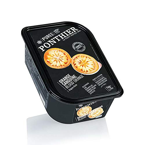 Püree- Blutorange, 10% Zucker, TK, 1 kg von PONTHIER SA