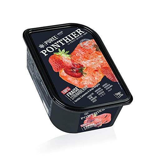 Püree- Erdbeere, 100% Frucht, ungezuckert, TK, 1 kg Püree- Erdbeere, 100% Frucht, ungezuckert, TK, 1 kg von PONTHIER SA