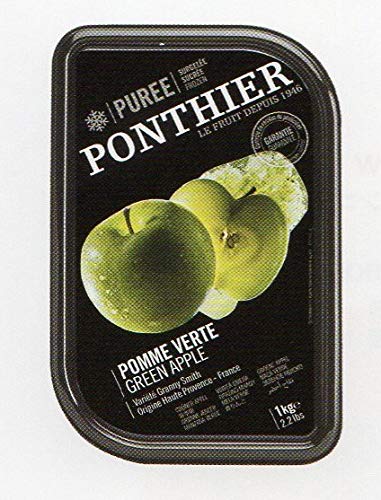 Püree- Grüner Apfel, mit Zucker, TK, 1 kg von PONTHIER SA