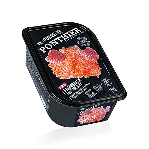 Püree- Himbeere, 100% Frucht, ungezuckert, TK, 1 kg von PONTHIER SA