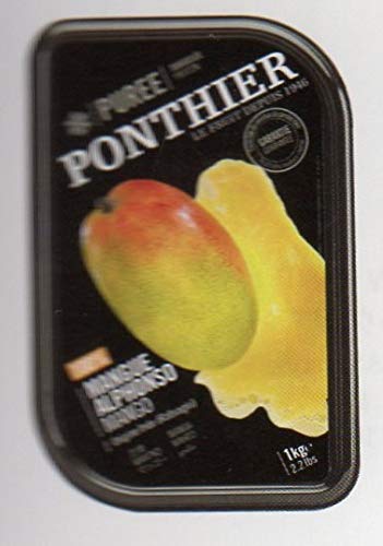 Püree- Mango, 100% Frucht, ungezuckert, TK, 1 kg von PONTHIER SA