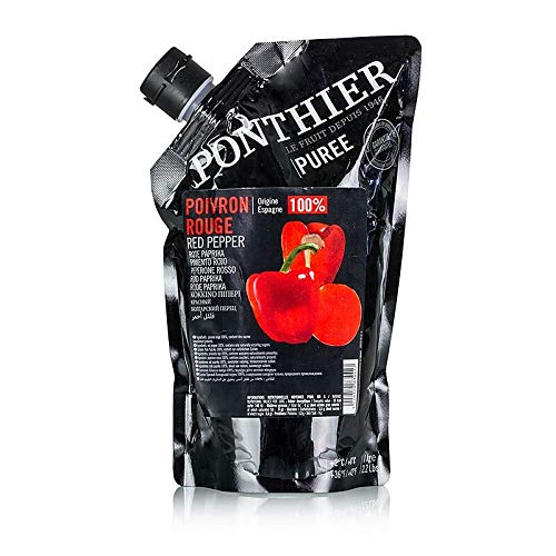Püree- Rote Paprika, 100% Gemüse, ungezuckert, 1 kg von PONTHIER SAS
