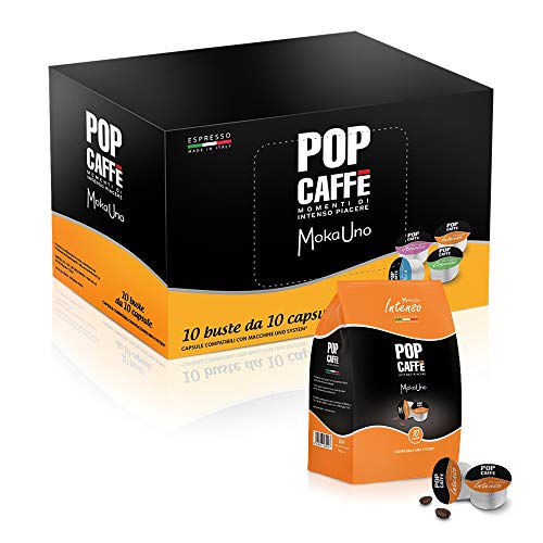 100 Kapseln Caffe Pop Mokka Cup 1 Intenso Produkte Illy Kimbo ein System von POP CAFFE'