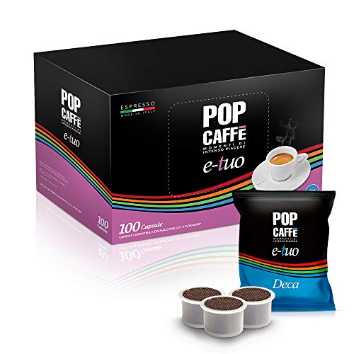 100 Kapseln Pop Caffè e-tuo Mischung 2 Cremoso Produkte Kompatibel Mitaca MPS, Fior Fiore und Lui Espresso von POP CAFFE'
