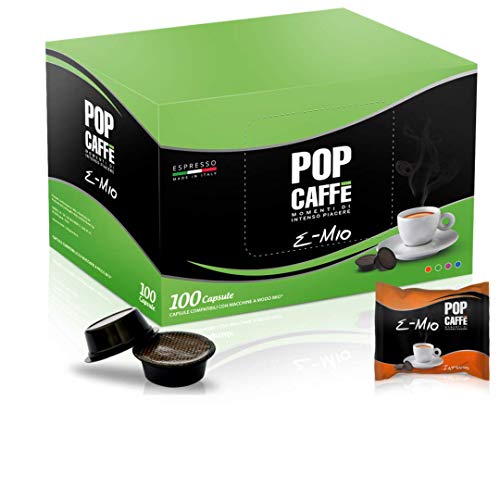 200 Kapseln POP CAFFE' E-MIO 1 INTENSO KOMPATIBEL LAVAZZA A MODO MIO von POP CAFFE'