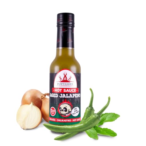 Poppamies Aged Jalapeno Hot Chili Sauce – glutenfrei, laktosefrei, vegan, würzig: 3/10, 150 ml Poppamies Aged Jalapeno Hot Chili Sauce – glutenfrei, laktosefrei, vegan, würzig: 3/10, 150 ml von POPPAMIES