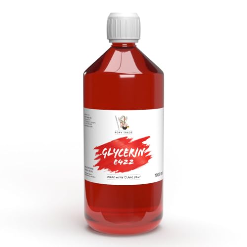 POPY TRADE 700ml pflanzliches Glycerin VG E422 & 300ml Propylenglykol PG E1520 I 99,5% Pharmaqualität I Ideal für Diffusoren, Vernebler & Nebelmaschinen sowie Hautpflege & DIY-Projekte POPY TRADE 700ml pflanzliches Glycerin VG E422 & 300ml Propylenglykol PG E1520 I 99,5% Pharmaqualität I Ideal für Diffusoren, Vernebler & Nebelmaschinen sowie Hautpflege & DIY-Projekte von POPY