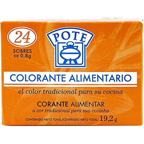POTE- Lebensmittelfarbe - Die traditionelle Farbe für Ihre Küche - Schachtel 24 Säckchen von POTE