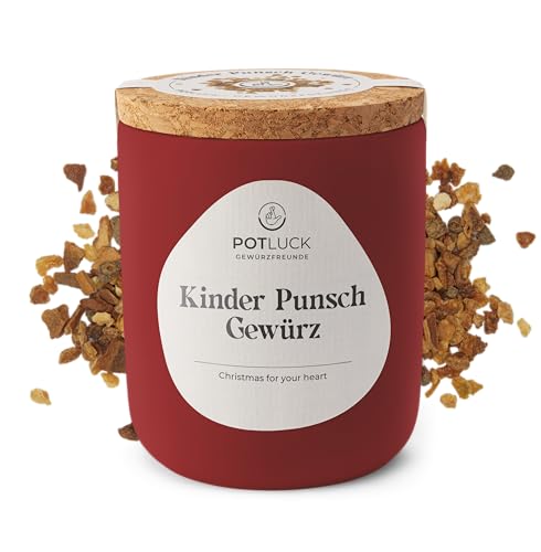POTLUCK | Kinder Punsch Gewürz | Gewürz im Keramiktopf | 60g | Vegan, glutenfrei und mit natürlichen Inhaltsstoffen von POTLUCK Gewürzfreunde