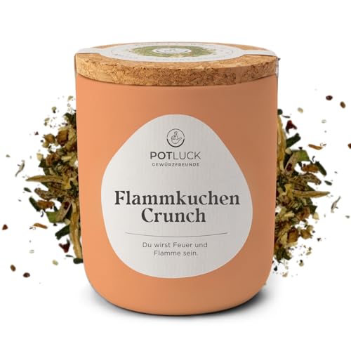 POTLUCK | Flammkuchen Crunch | Gewürzzubereitung als knuspriges Topping für Flammkuchen & mehr | 55g im Keramiktopf POTLUCK | Flammkuchen Crunch | Gewürzzubereitung als knuspriges Topping für Flammkuchen & mehr | 55g im Keramiktopf von POTLUCK Gewürzfreunde