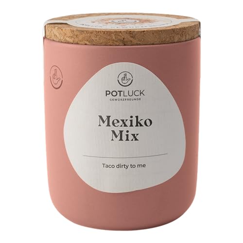 POTLUCK | Mexiko Mix | Gewürzmischung im Keramiktopf | 80 g | Vegan, glutenfrei und mit natürlichen Inhaltsstoffen von POTLUCK Gewürzfreunde