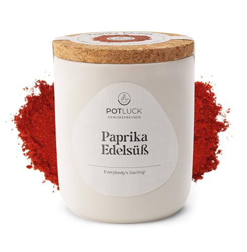 POTLUCK | Paprika Edelsüß | Reingewürz im Keramiktopf | 65 g | Vegan, glutenfrei und mit natürlichen Inhaltsstoffen POTLUCK | Paprika Edelsüß | Reingewürz im Keramiktopf | 65 g | Vegan, glutenfrei und mit natürlichen Inhaltsstoffen von POTLUCK Gewürzfreunde