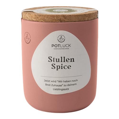 POTLUCK | Stullen Spice | Gewürzmischung im Keramiktopf | 60 g | Vegan, glutenfrei und mit natürlichen Inhaltsstoffen von POTLUCK Gewürzfreunde