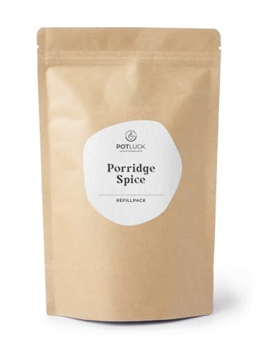 Potluck | Refill Porridge Spice | Gewürzmischung im Refillpack | Vegan, glutenfrei und mit natürlichen Inhaltsstoffen von Potluck Gewürzfreunde